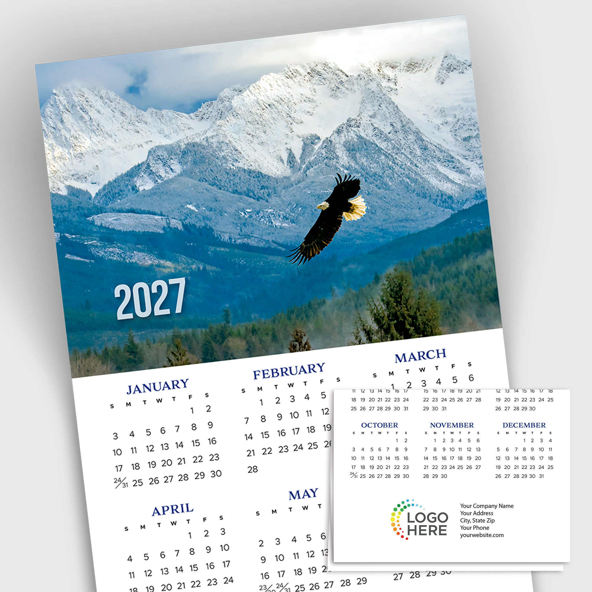 Soaring Eagle Calendar Card C3482U-AA